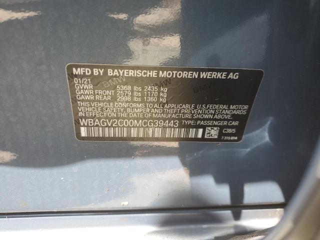 WBAGV2C00MCG39443 BMW 840i