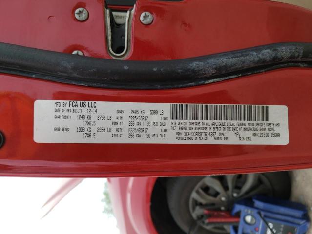 3C4PDCAB9FT614397 Dodge JOURNEY SE