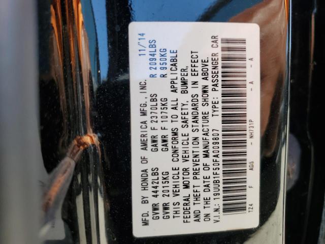 19UUB1F50FA009807 Acura TLX TECH