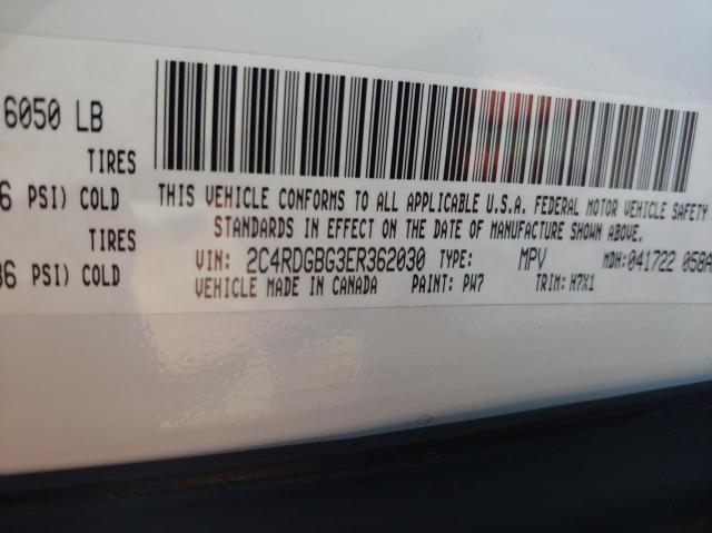2C4RDGBG3ER362030 Dodge Grand Caravan Se