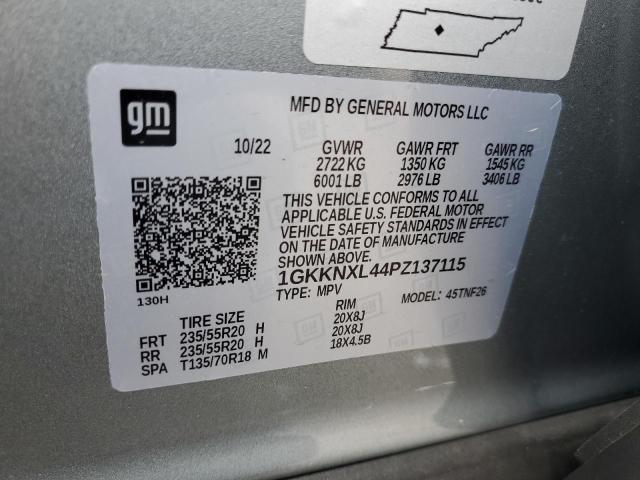1GKKNXL44PZ137115 GMC Acadia Denali
