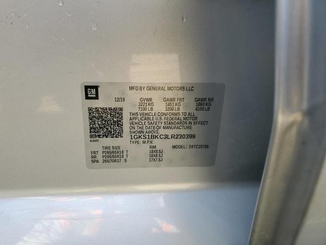1GKS1BKC3LR230399 GMC YUKON SLT