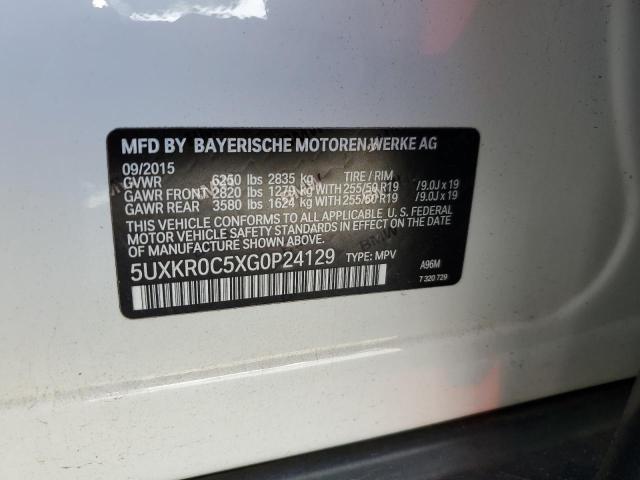5UXKR0C5XG0P24129 BMW X5 Xdrive35i