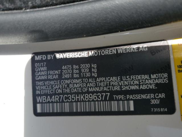 WBA4R7C35HK896377 BMW 430I