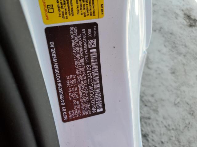 WBADZ2C04LCD04708 BMW 840i