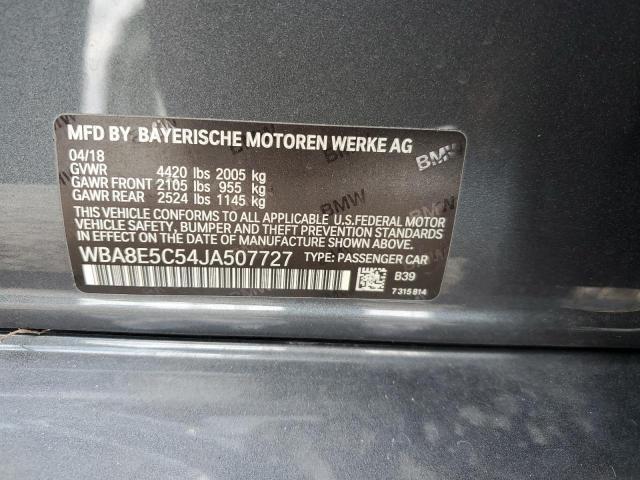 WBA8E5C54JA507727 BMW 328 D