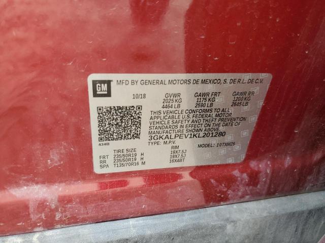 3GKALPEV1KL201280 GMC Terrain Slt
