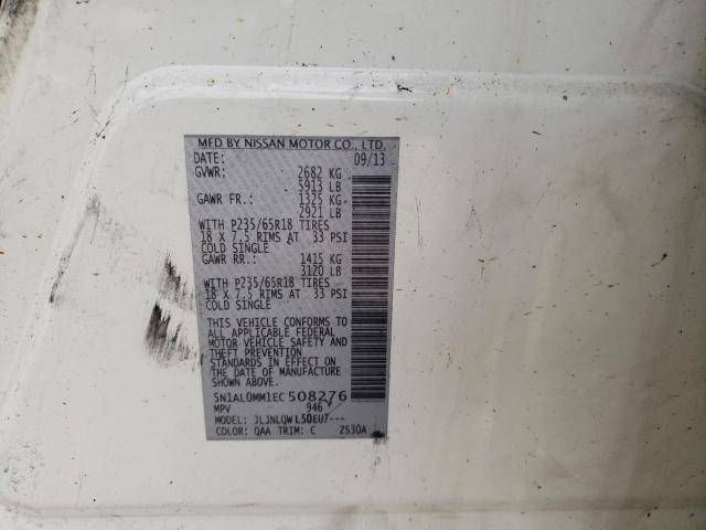 5N1AL0MM1EC508276 Infiniti QX60