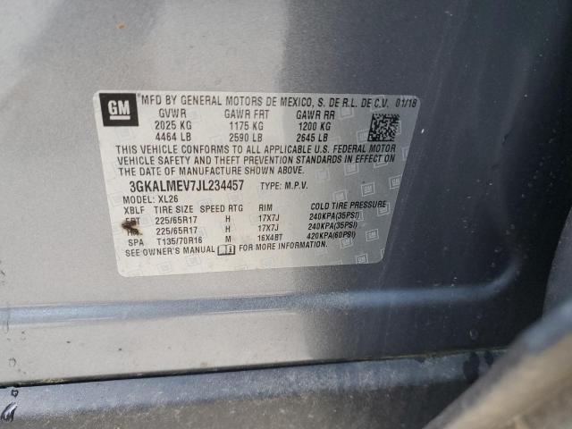 3GKALMEV7JL234457 GMC Terrain Sle
