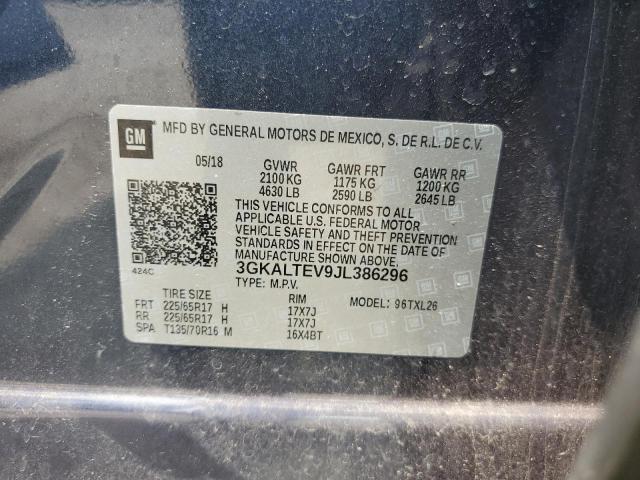 3GKALTEV9JL386296 GMC Terrain Sle