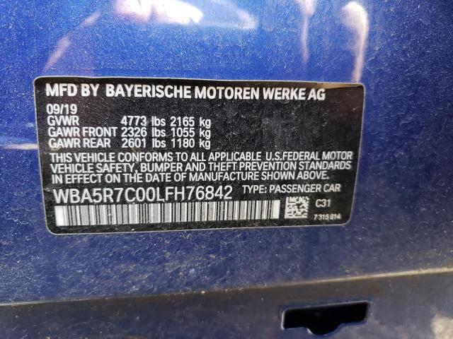 WBA5R7C00LFH76842 BMW 330XI