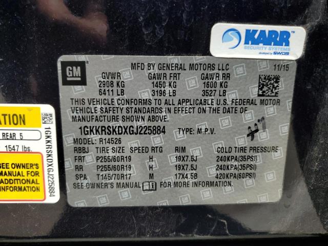 1GKKRSKDXGJ225884 GMC Acadia Slt-2