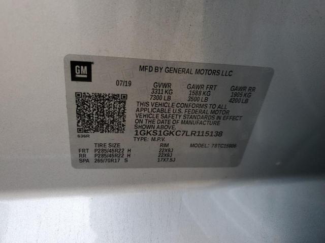 1GKS1GKC7LR115138 GMC Yukon Xl C1500 Slt