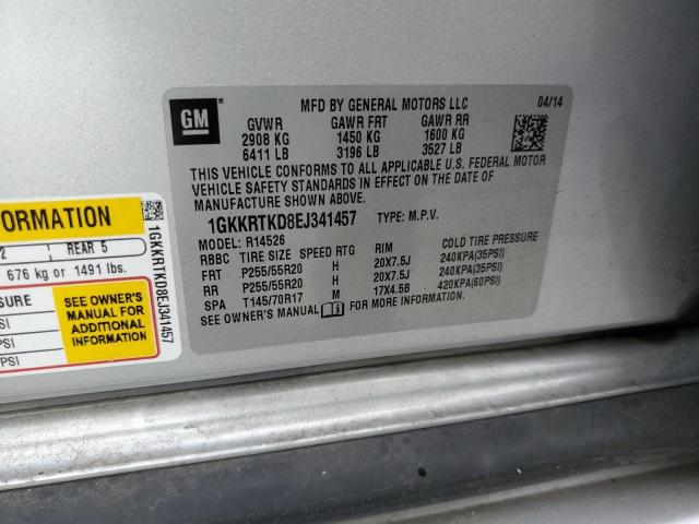 1GKKRTKD8EJ341457 GMC Acadia Denali