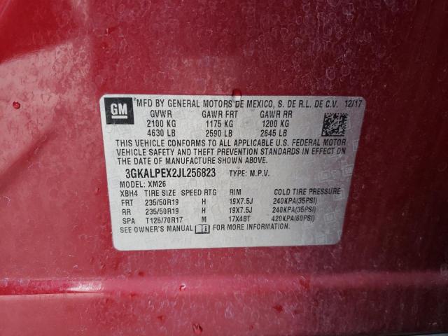3GKALPEX2JL256823 GMC Terrain Slt