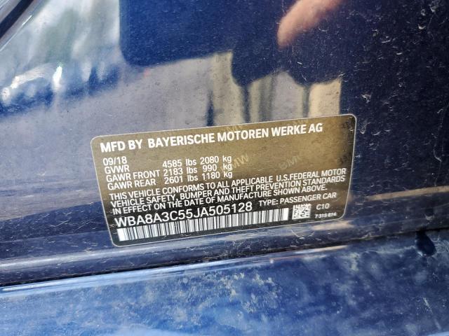 WBA8A3C55JA505128 BMW 320 XI