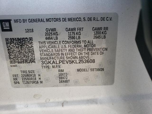 3GKALPEV5KL253608 GMC Terrain Slt