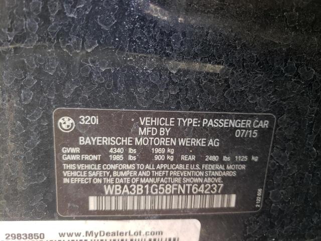 WBA3B1G58FNT64237 BMW 320 I