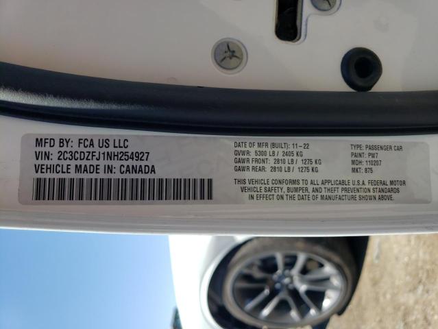 2C3CDZFJ1NH254927 Dodge Challenger R/t Scat Pack