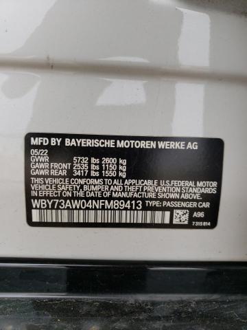 WBY73AW04NFM89413 BMW I4 Edrive40