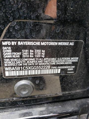 WBA5B1C5XGG552228 BMW 535 I