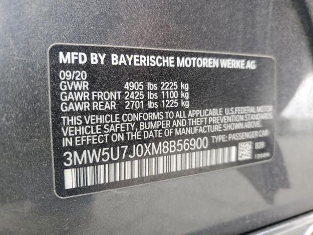 3MW5U7J0XM8B56900 BMW M340I