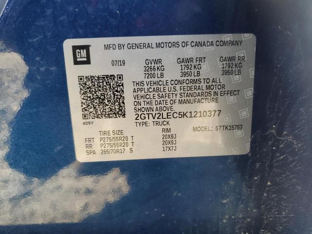 2GTV2LEC5K1210377 GMC Sierra Limited K1500