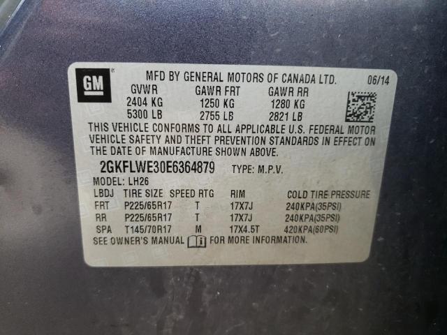 2GKFLWE30E6364879 GMC Terrain Sle