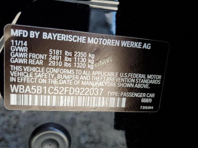 WBA5B1C52FD922037 BMW 535 I