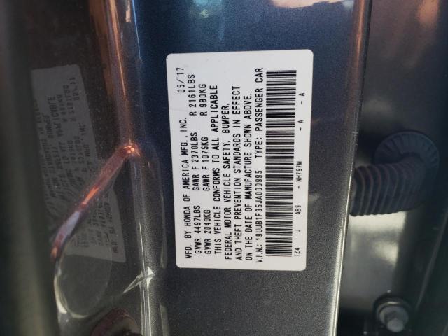 19UUB1F35JA000995 Acura TLX