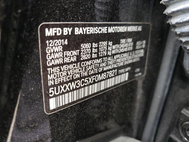 5UXXW3C5XF0M87821 BMW X4 Xdrive28i