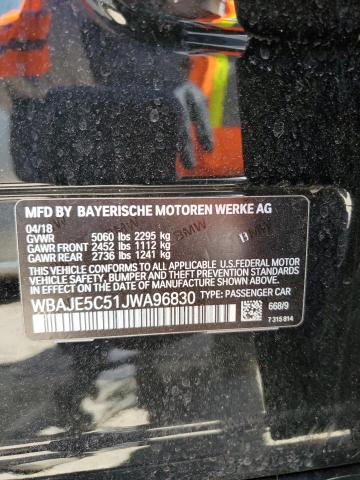WBAJE5C51JWA96830 BMW 540 I