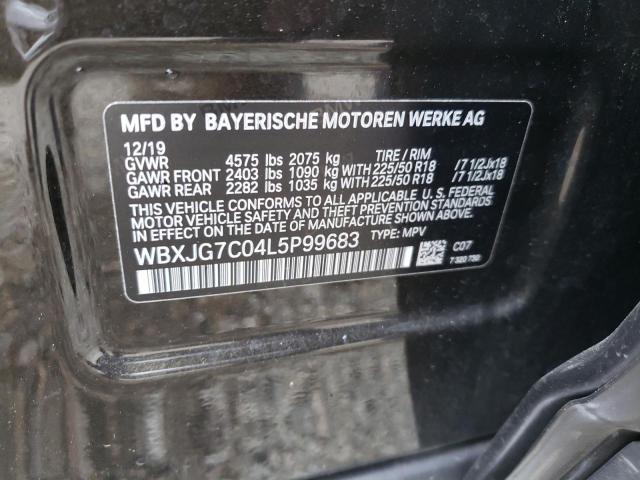 WBXJG7C04L5P99683 BMW X1 Sdrive28i