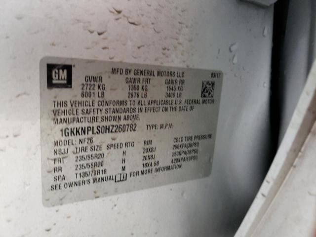 1GKKNPLS0HZ260782 GMC Acadia Denali