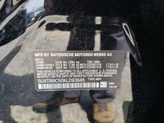 5UXTR9C50KLD93645 BMW X3 Xdrive30i