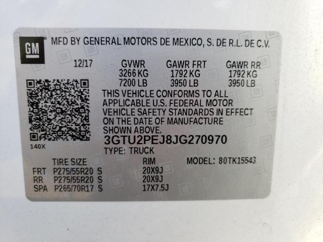3GTU2PEJ8JG270970 GMC Sierra K1500 Denali