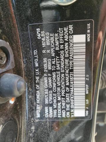 SHHFK7H44JU418731 Honda Civic Sport