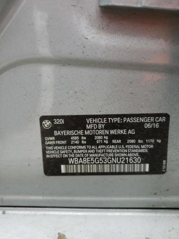 WBA8E5G53GNU21630 BMW 320 XI