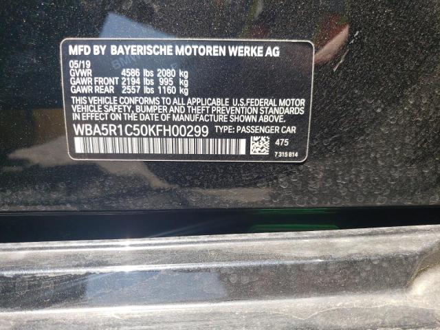 WBA5R1C50KFH00299 BMW 330I