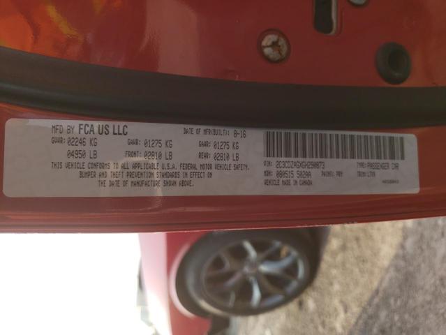 2C3CDZAGXGH290873 Dodge Challenger Sxt