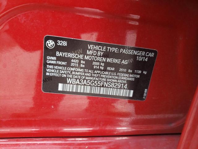 WBA3A5G55FNS82914 BMW 328 I