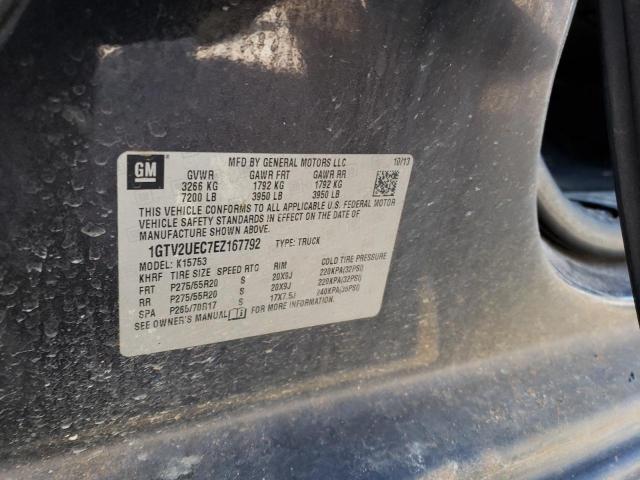 1GTV2UEC7EZ167792 GMC Sierra K1500 Sle