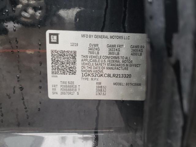 1GKS2GKC8LR213320 GMC Yukon Xl K1500 Slt