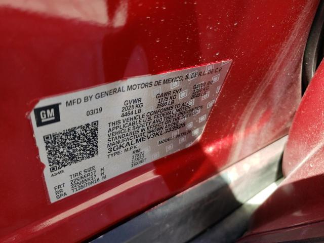 3GKALMEV3KL333925 GMC Terrain Sle