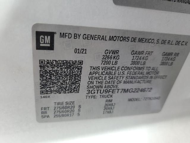 3GTU9FET7MG224672 GMC Sierra K1500 Denali