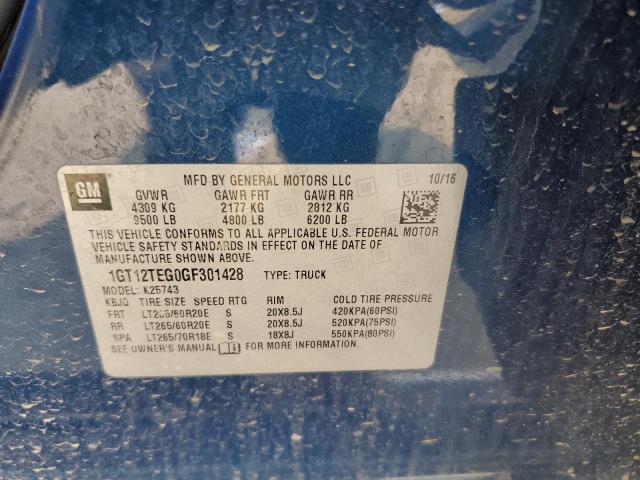 1GT12TEG0GF301428 GMC Sierra K2500 Slt