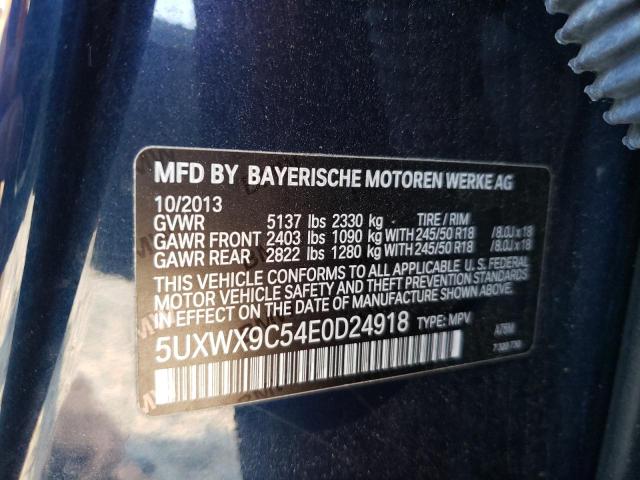 5UXWX9C54E0D24918 BMW X3 Xdrive28i