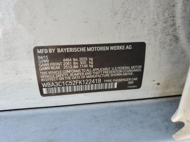 WBA3C1C52FK122418 BMW 328 I Sulev
