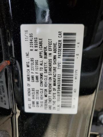 19UUB1F54HA006833 Acura TLX TECH