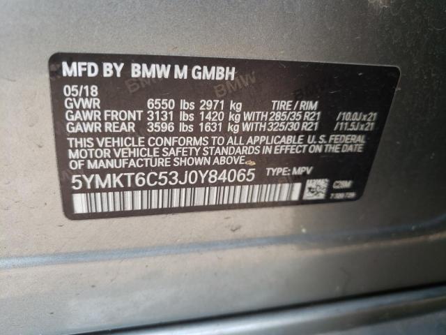 5YMKT6C53J0Y84065 BMW X5 M